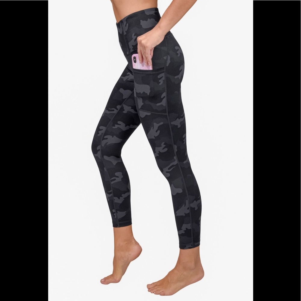 90 Degree By Reflex Camo Side Pocket Leggings M